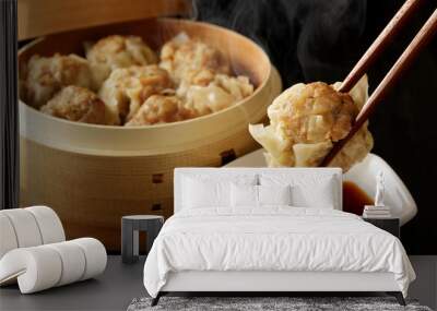 焼売　Steamed meat dumpling Wall mural